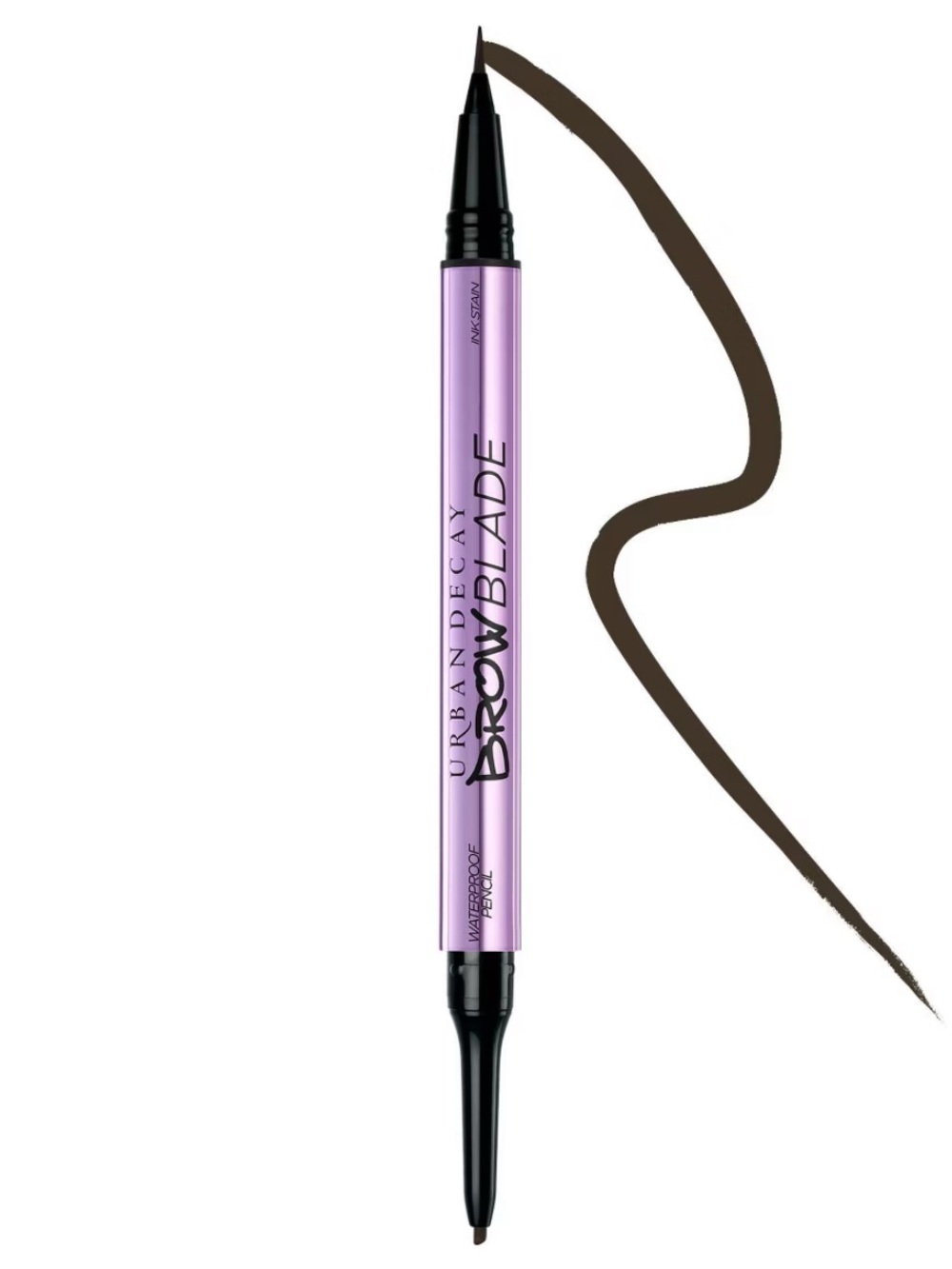 NIB URBAN DECAY Brow Blade Waterproof Pencil Ink Stain in Brown Dark Drapes